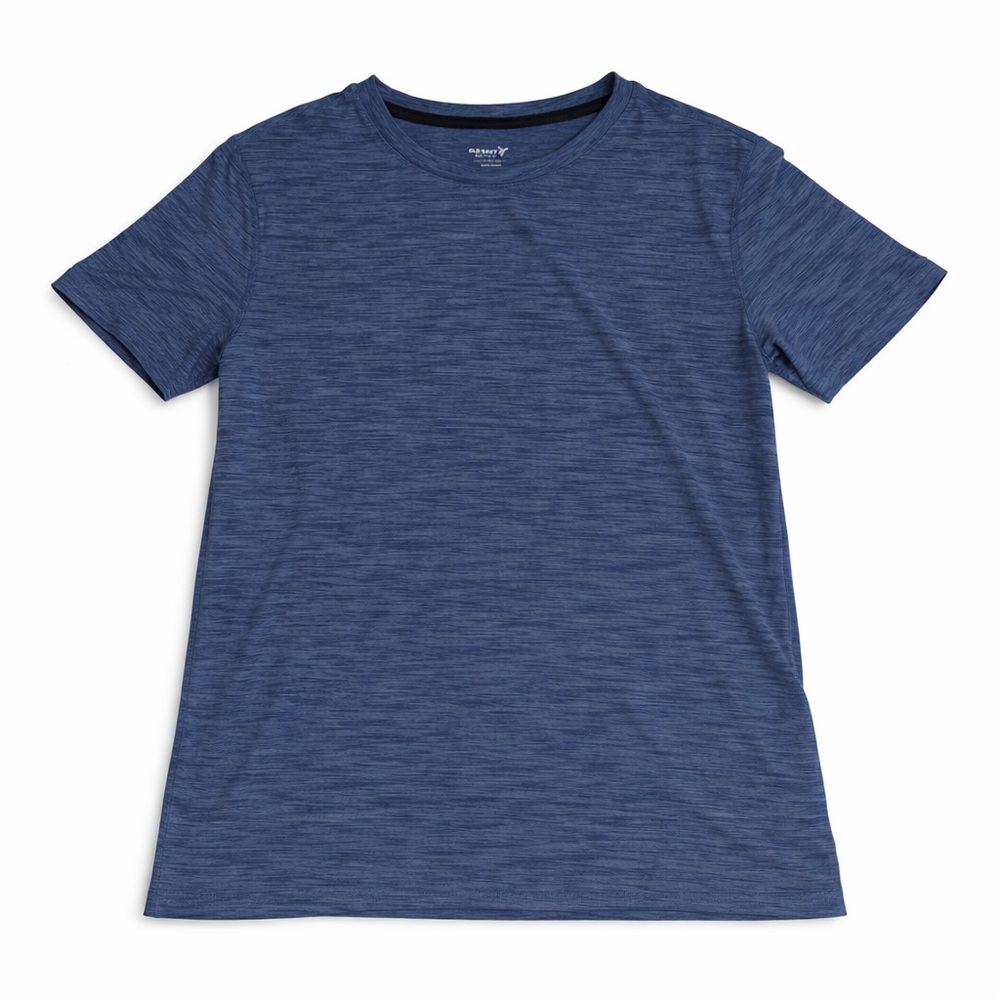 Old Navy Boys Blue Athletic Tee Size L (10/12) Soft Everyday Shirt
